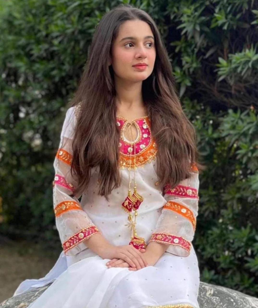 White Embroidered 3-Piece Suit for Women
