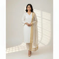 3 Pcs Women's Unstitched Plain Suit