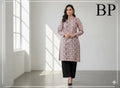 Block Printed Katan Silk 2-Piece Suit for Women