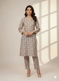 Unstitched Printed Katan Silk 2-Piece Suit for Women