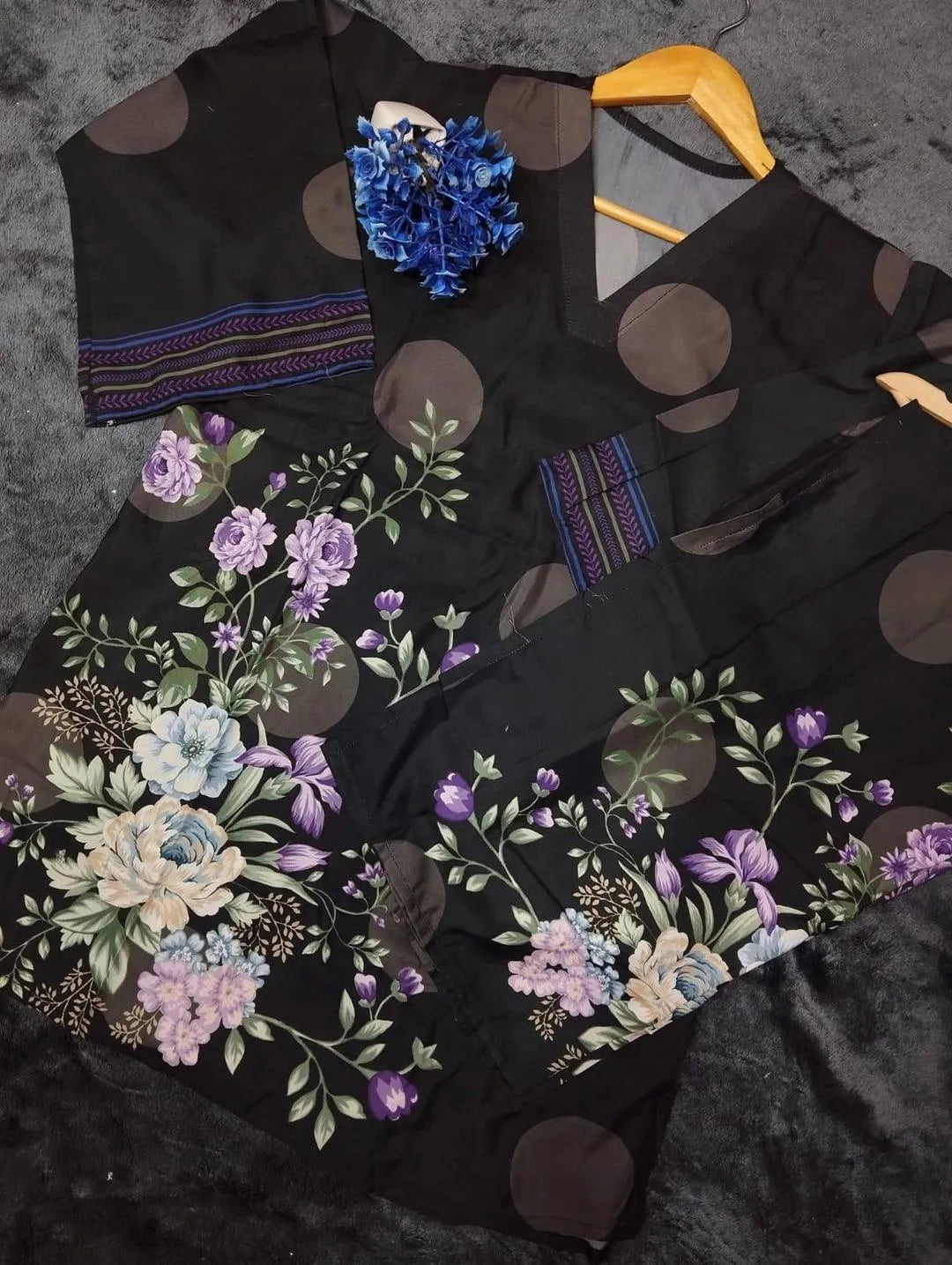 Printed Cord Set Medium to Large Pakistani Women (HANIA AMIR CORD SET REPLICA)