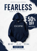 1 Pc Men's Fleece Printed Hoodie