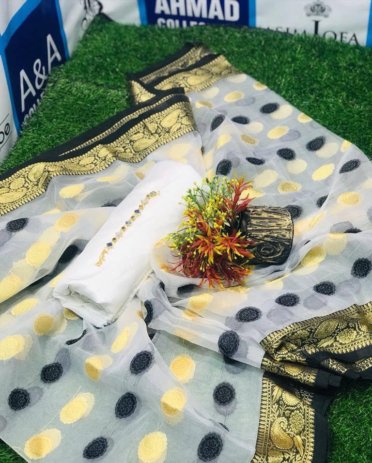 3-Piece Katan Silk Suit for Women with Dupatta