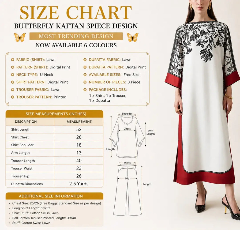 2 Pcs Women's Stitched Lawn Printed Shirt And Trouser
