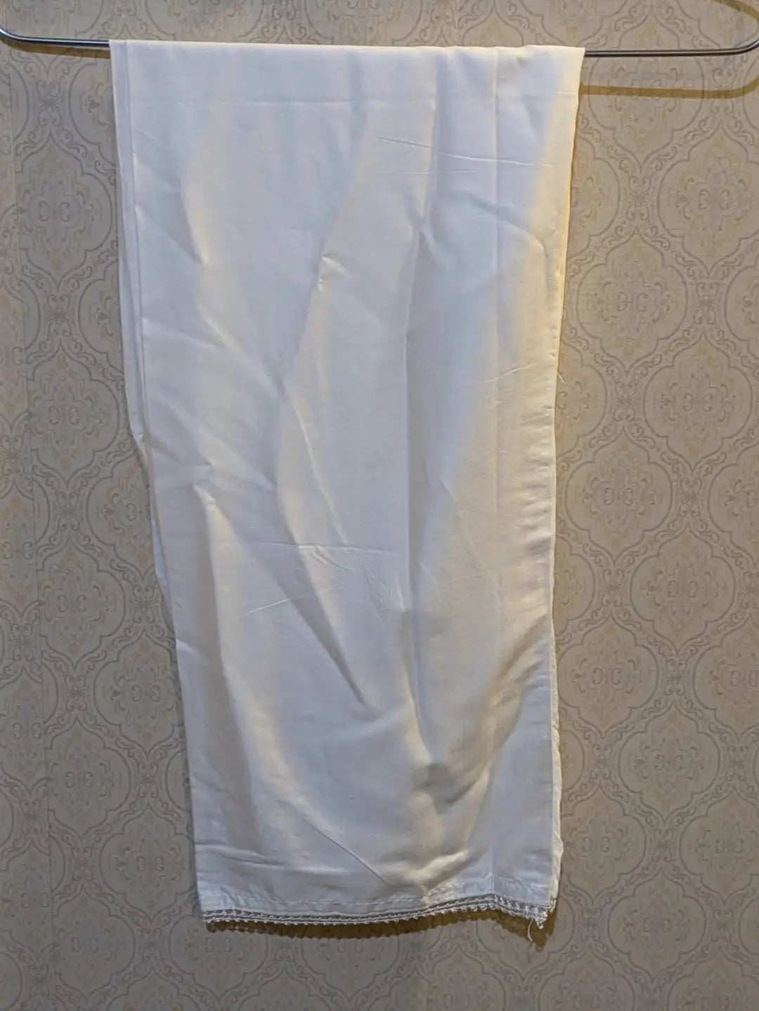 2 Pcs Women's Stitched Linen Plain Shirt And Trouser