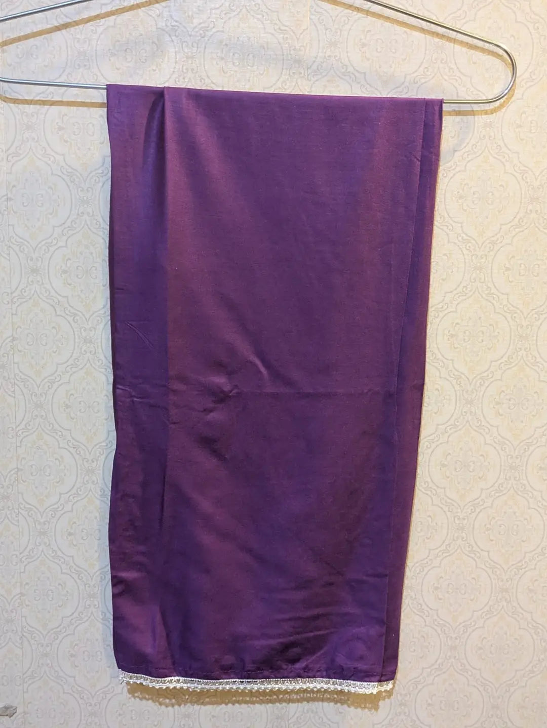 2 Pcs Women's Stitched Linen Plain Shirt And Trouser