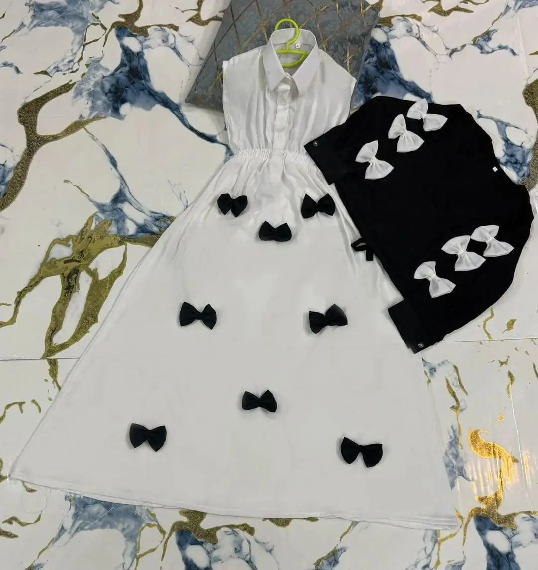 2 Pcs Women's Stitched Grip Plain Dress