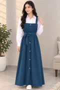 2 Pcs Women's Stitched Grip Plain Dress