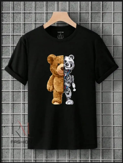 1 Pc Men's Cotton Printed T-Shirt