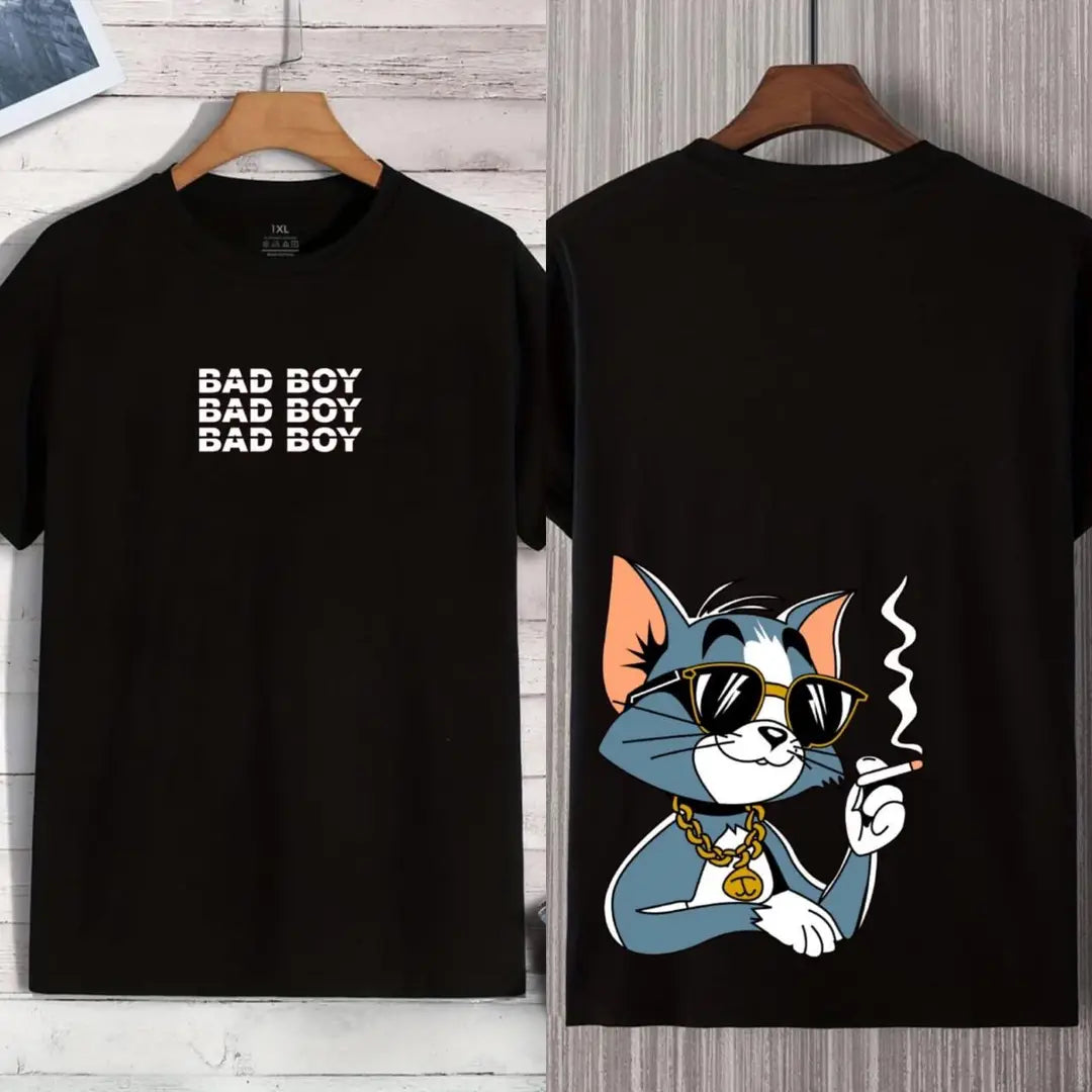 1 Pc Men's Cotton Printed T-Shirt