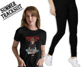 2 Pcs Women's Stitched Cotton Printed Tracksuit