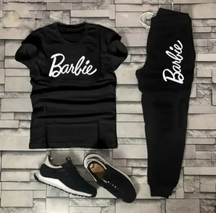 2 Pcs Women's Stitched Cotton Printed Tracksuit